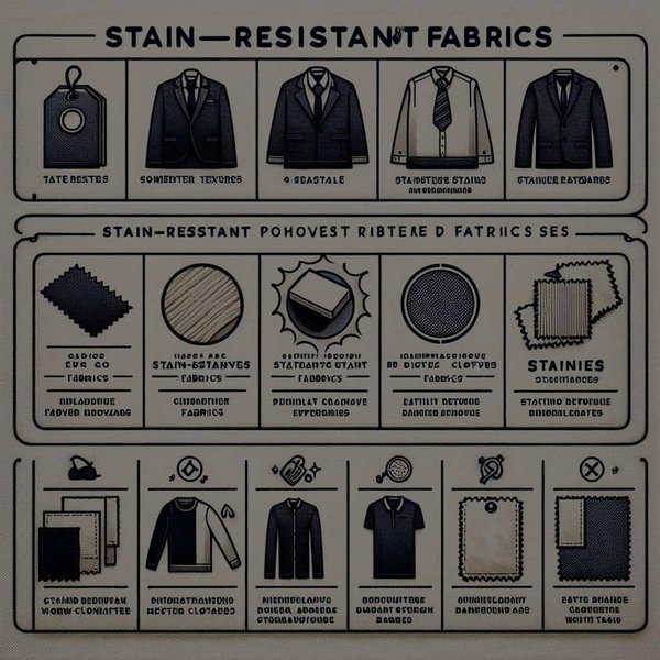 Quels tissus anti-taches sont recommandés pour les vêtements de travail?